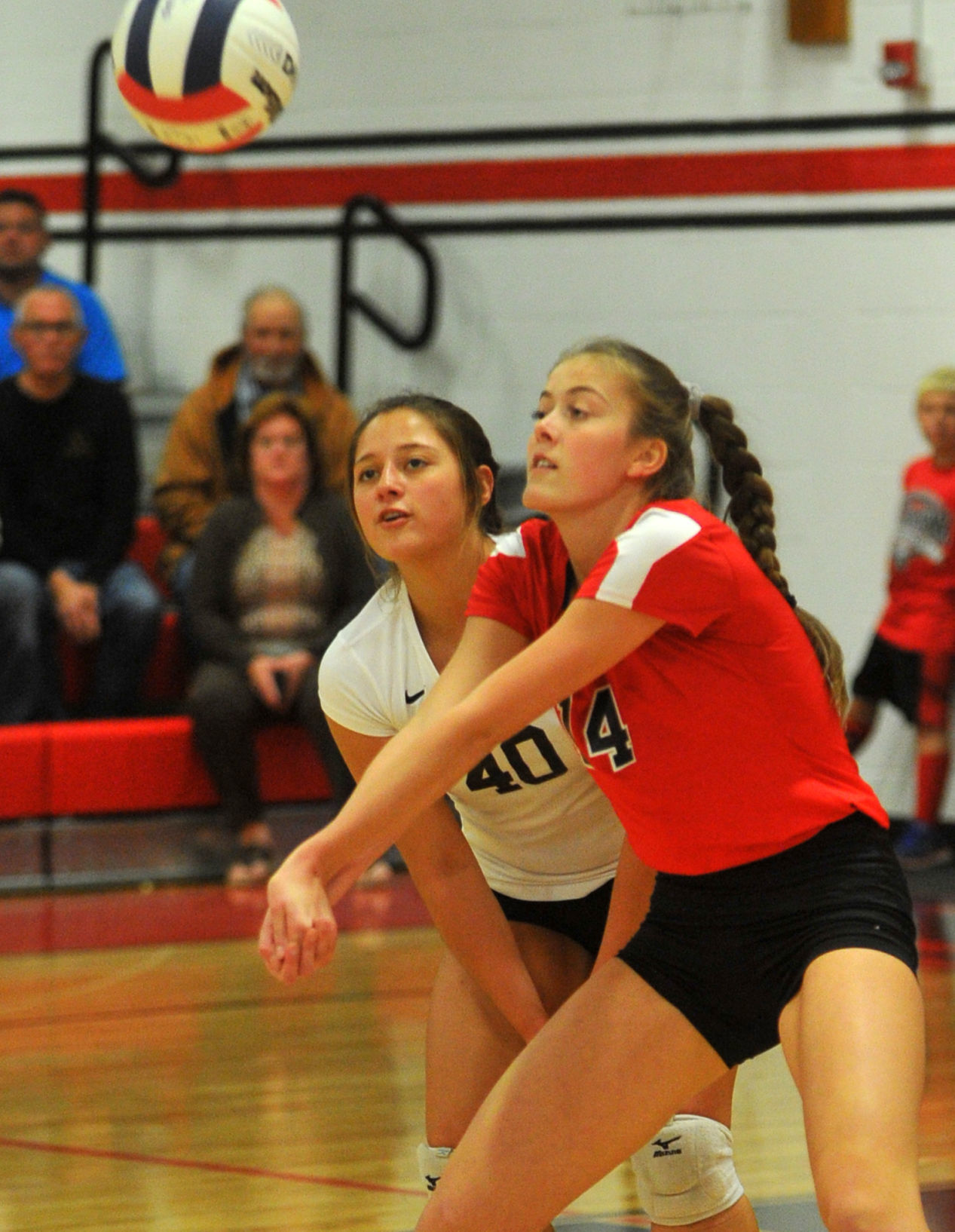 Orion vs Fulton volleyball.